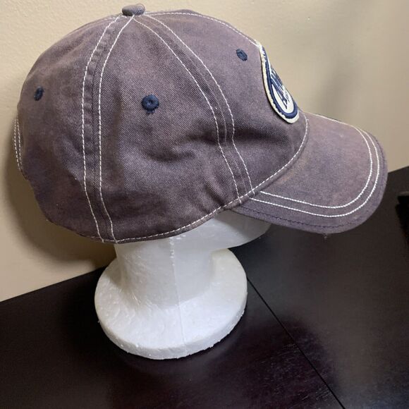 Anglers EST. 2000 Logo Ball Cap Hat Strapback, Attitude Brand MTN View, AR Gray - Picture 6 of 9
